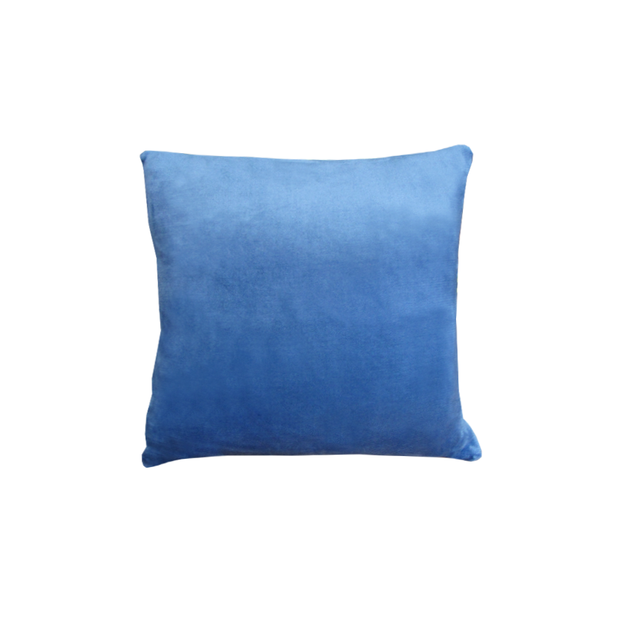 Alastairs Augusta Faux Mink Square Cushion Denim V442-MFL-CUSHION-AUGUSTAMINK-DENIM-SQ