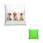 Georges Fine Linens Georges Fine Linens Spot the Dog Square Filled Cushion 43 x 43 cm V442-MFL-CUSHION-SPOTTHEDOG-WHITE-SQ