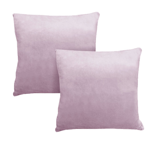 Alastairs Augusta Blush Pair of Flannel Fleece European Pillowcases V442-MFL-PILLOWC-AUGUSTA-BLUSH-EU