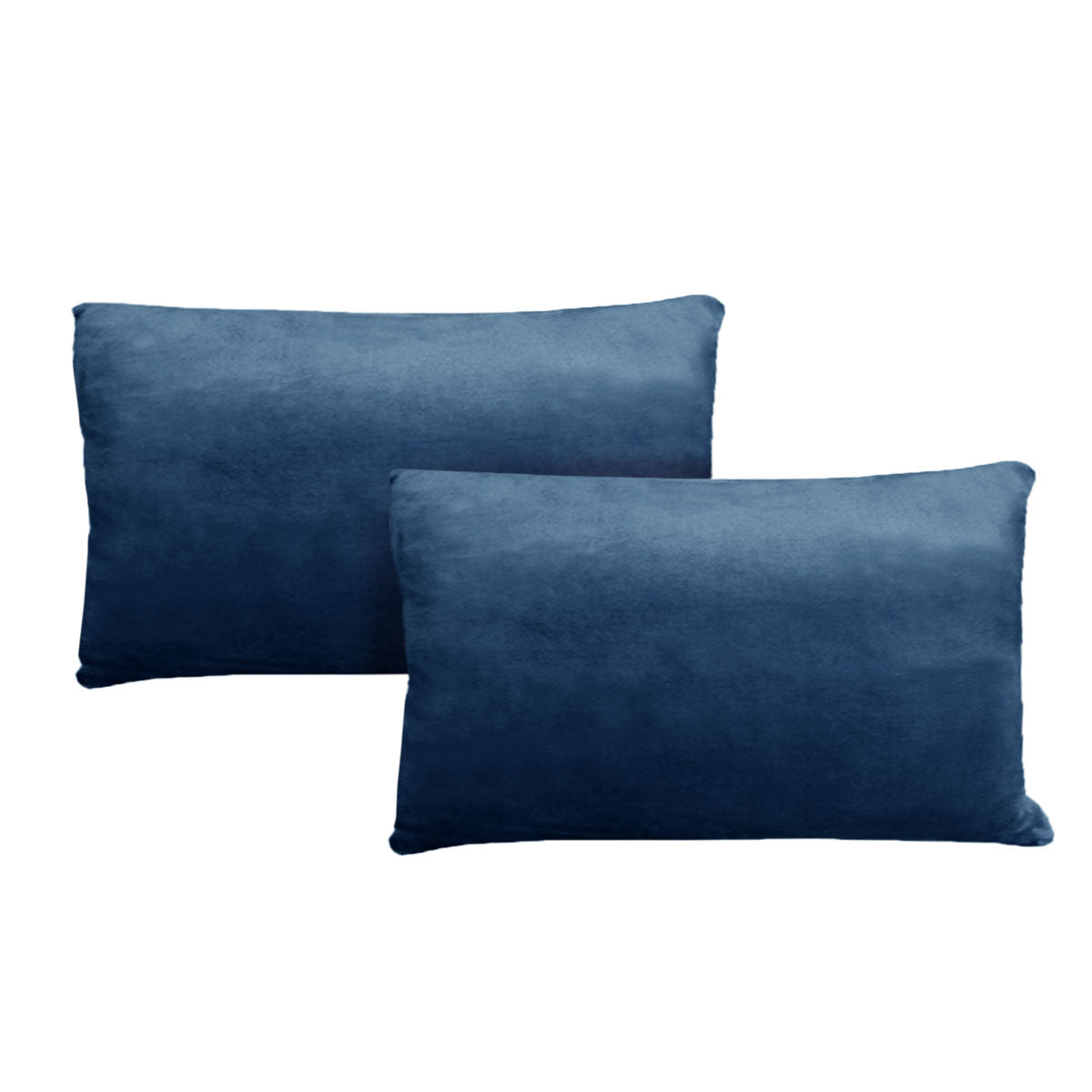 Alastairs Augusta Navy Pair of Flannel Fleece Standard Pillowcases V442-MFL-PILLOWC-AUGUSTA-NAVY-ST