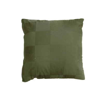 Orient Sense Dominic Olive Gingham Jacquard Cushion Cover 45cm x 45cm V442-ORS-CUSHIONC-DOMINIC-OLIVE-SQ