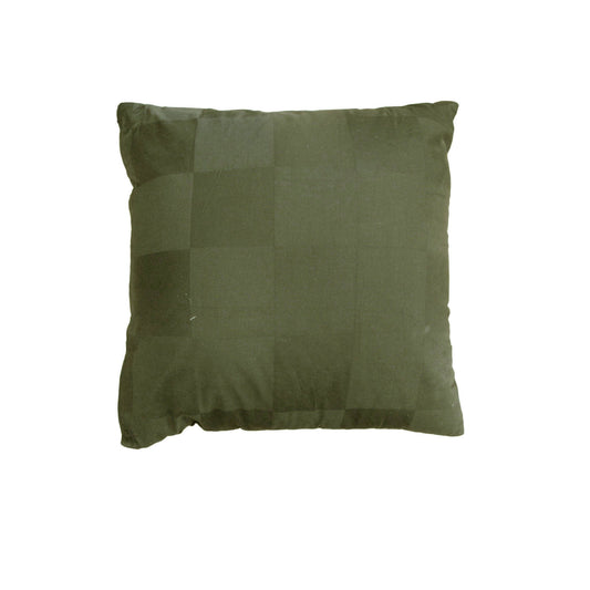 Orient Sense Dominic Olive Gingham Jacquard Cushion Cover 45cm x 45cm V442-ORS-CUSHIONC-DOMINIC-OLIVE-SQ