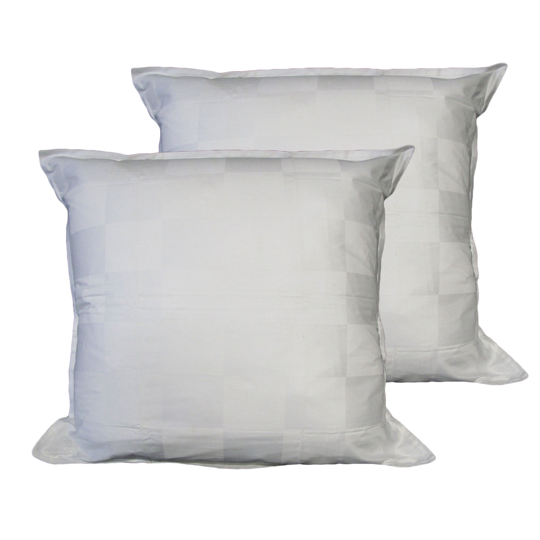 Orient Sense Pair of Dominic White European Pillowcases 65cm x 65cm V442-ORS-PILLOWC-DOMINIC-WHITE-EU
