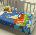 Jiggle & Giggle Owl Cat Comforter + Cushion V442-PIL-COMFORTER-OWL-MULTI-COT