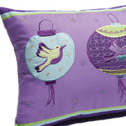 Jiggle & Giggle Butterfly Lantern Filled Oblong Cushion 30 cm x 50 cm V442-PIL-CUSHION-BUTTERFLYLANTERN-PURPLE-OB