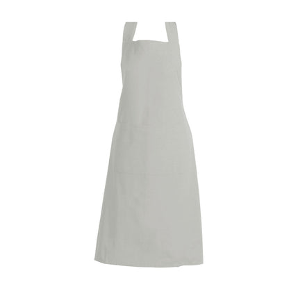 Rans Manhattan Silver Cotton Apron V442-RAN-APRON-MANHATTAN-SILVER-SH