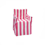 Rans Alfresco 100% Cotton Director Chair Cover - Striped Hot Pink V442-RAN-COUCHC-DIRECTORSTRIPED-HOTPINK-SH