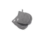 Rans Herringbone Black Cotton Set of 2 Oven Mini Gloves V442-RAN-OVENM-HERRINGBONE2MINIGLOVES-BLACK-SH
