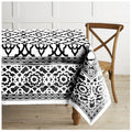 Rans Pure Cotton Vintage Tablecloth 180 cm Round - Black V442-RAN-TABLEC-VINTAGE180-BLACK-RD