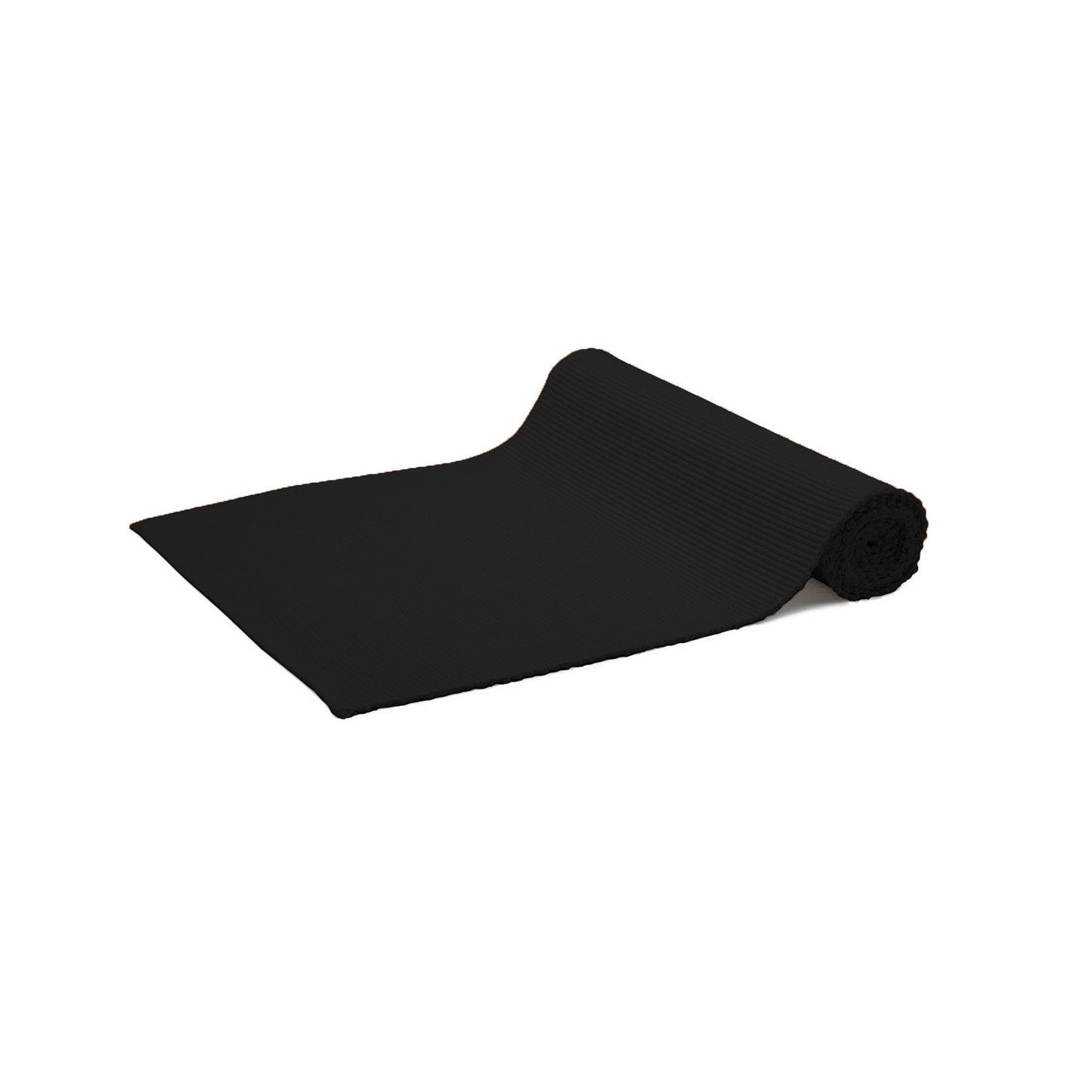Rans Lollipop Cotton Ribbed Runner - Black V442-RAN-TABLER-LOLLIPOP-BLACK-RE