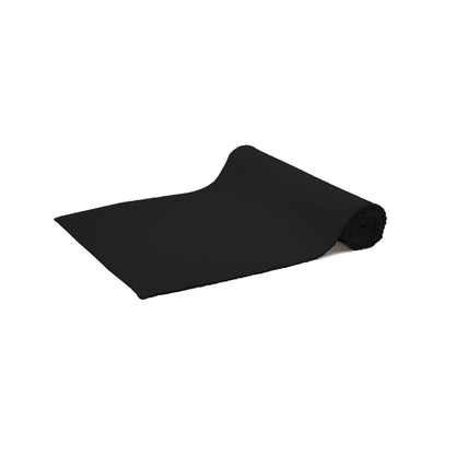 Rans Lollipop Cotton Ribbed Runner - Black V442-RAN-TABLER-LOLLIPOP-BLACK-RE