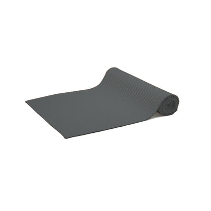 Rans Lollipop Cotton Ribbed Runner - Charcoal V442-RAN-TABLER-LOLLIPOP-CHARCOAL-RE
