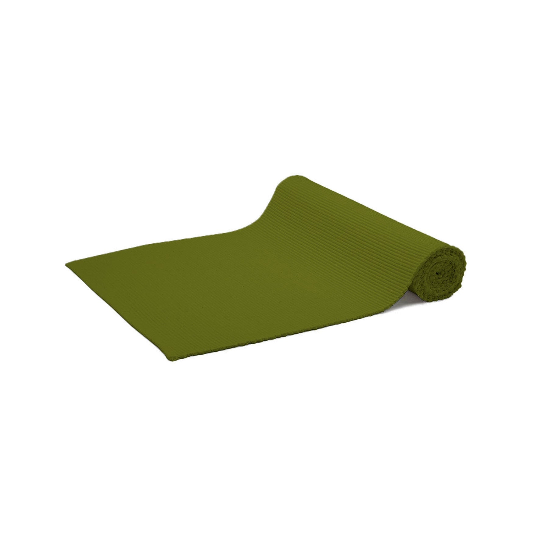 Rans Lollipop Cotton Ribbed Runner - Olive Green V442-RAN-TABLER-LOLLIPOP-OLIVEGREEN-RE