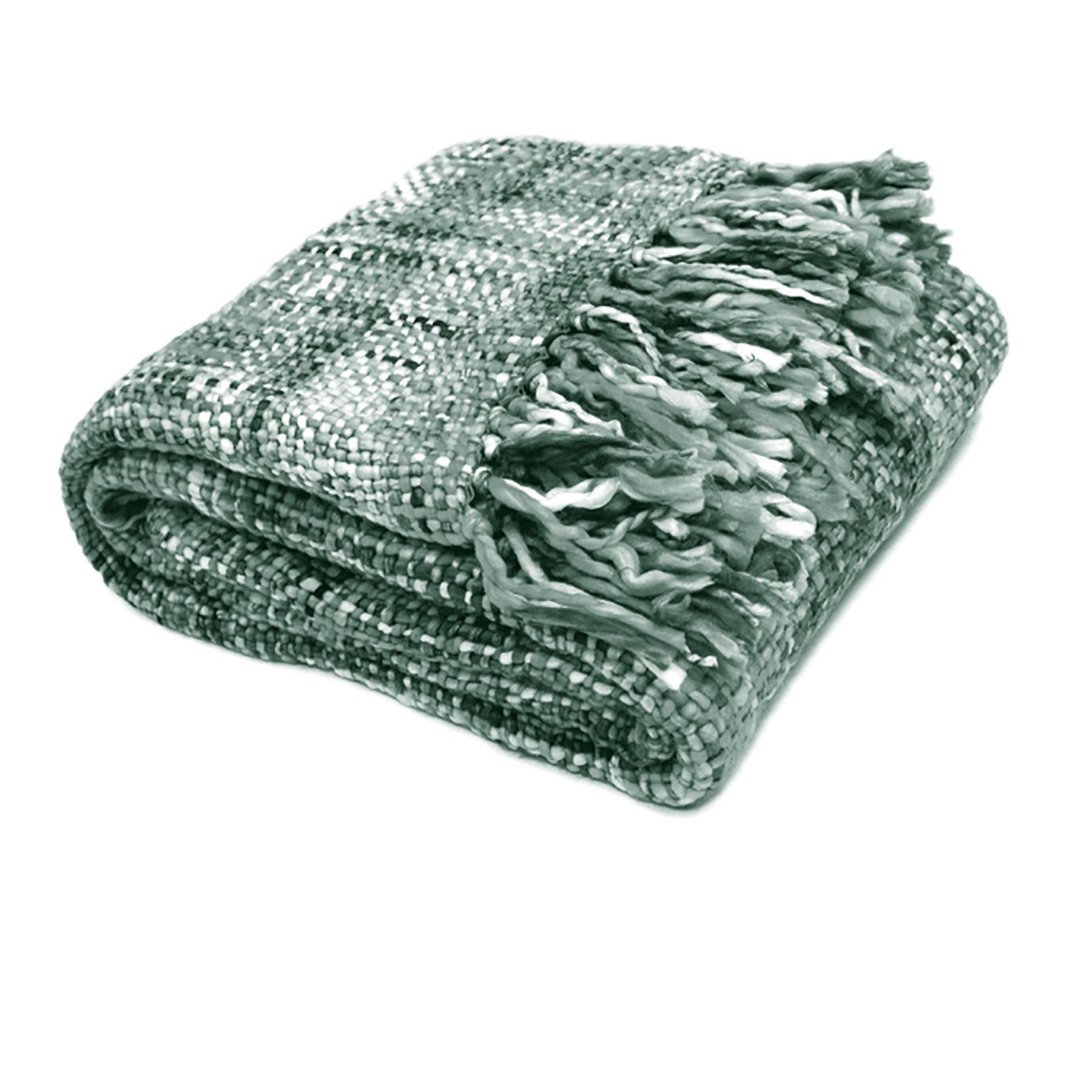 Rans Oslo Knitted Weave Throw 127x152cm - Grey Goose V442-RAN-THROW-OSLOGOOSE-GREY-RE
