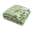 Rans Oslo Knitted Weave Throw 127x152cm - Green Grass V442-RAN-THROW-OSLOGRASS-GREEN-RE