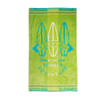 Rans Premium Cotton Jacquard Beach Towel Surfing V442-RAN-TOWEL-JACQUARDSURFING-GREEN-RE