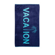 Rans Premium Cotton Jacquard Beach Towel Vacation V442-RAN-TOWEL-JACQUARDVACATION-NAVY-RE
