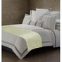 Rapee Pleated Bed Runner - Cream V442-RAP-BEDR-PLEATED-CREAM