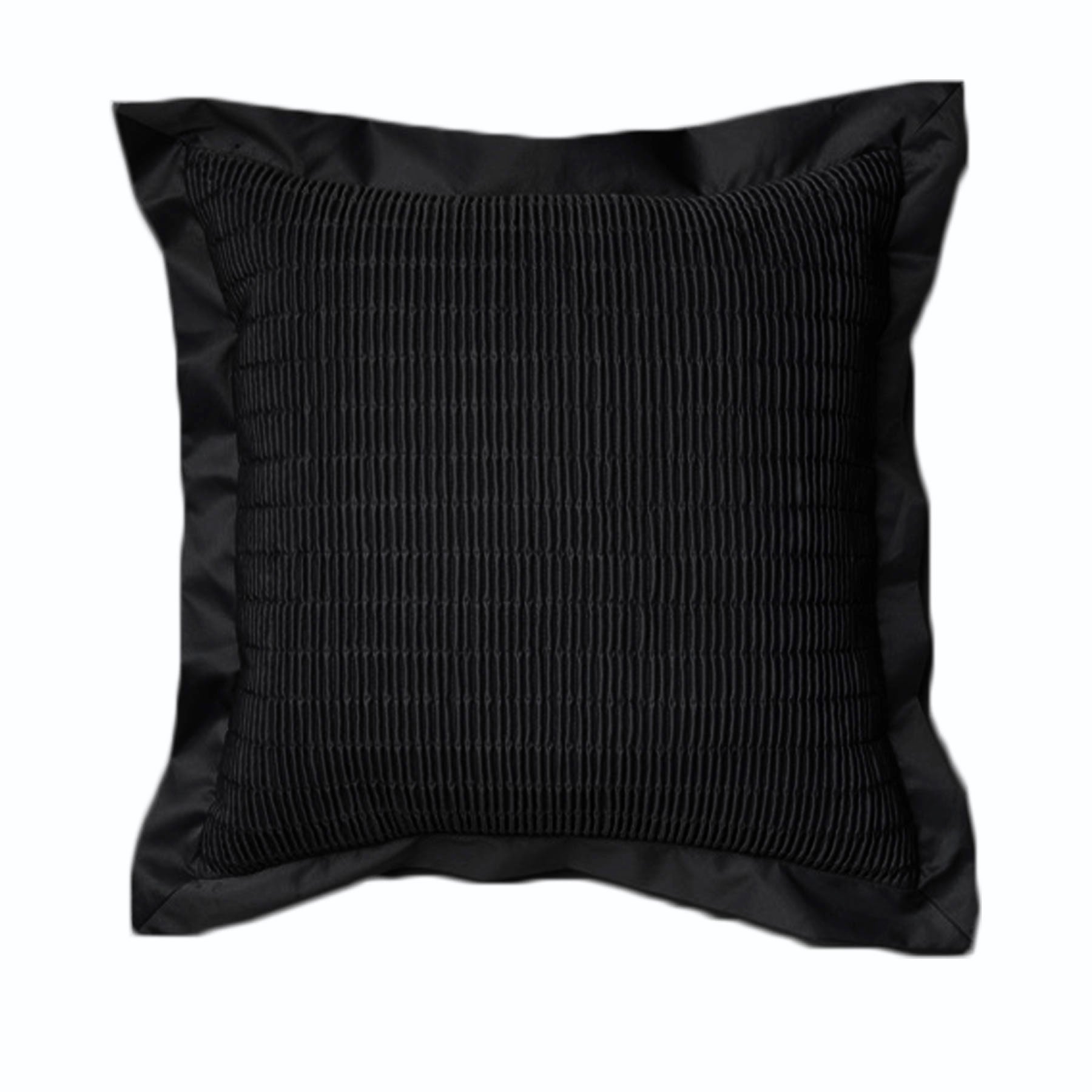 Rapee Morocco Quilted Filled Cushion - Black V442-RAP-CUSHION-MOROCCOQUILTED-BLACK-ST
