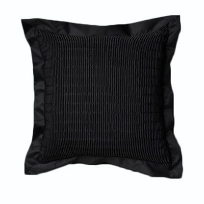 Rapee Morocco Quilted Filled Cushion - Black V442-RAP-CUSHION-MOROCCOQUILTED-BLACK-ST