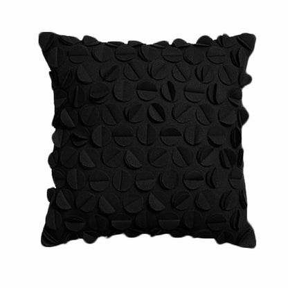 Rapee Petal Filled Cushion - Black V442-RAP-CUSHION-PETAL-BLACK-ST