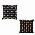 Rapee Turvy Filled Cushion 43 cm x 43 cm V442-RAP-CUSHION-TURVY-BLACK-SQ