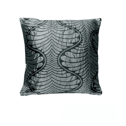 Rapee Decoration Cushion Cover Tux Leaf - Silver 50 x 50 cm V442-RAP-CUSHIONC-50CMTUXLEAF-SILVER-SQ
