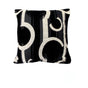 Rapee Labyrinth Texture Cushion Cover - White 45 x 45 cm V442-RAP-CUSHIONC-LABYRINTH-WHITE-SQ