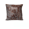 Rapee Moonlight Chocolate Metallic Print Cushion Cover 43 x 43 cm V442-RAP-CUSHIONC-MOONLIGHT-CHOCOLATE-SQ