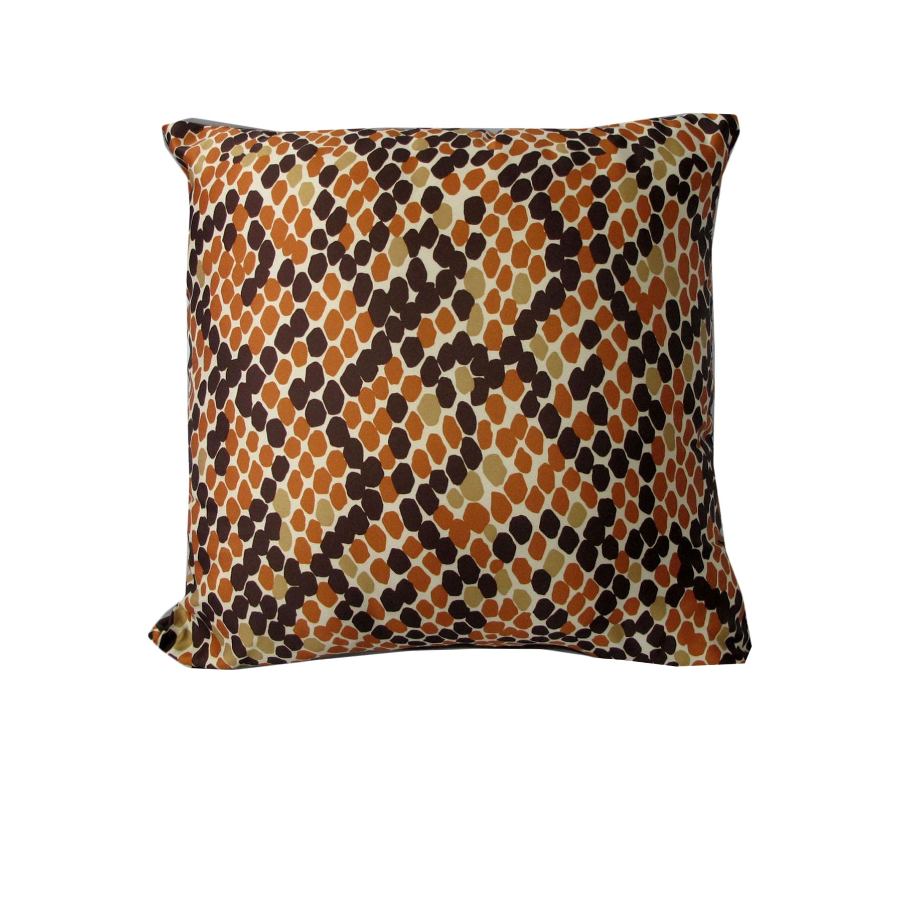 Rapee Morocco Hive Orange Faux Silk Cushion Cover 45 x 45 cm V442-RAP-CUSHIONC-MOROCCOHIVE-ORANGE-SQ