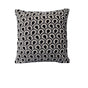 Rapee Peacock Texture Cushion Cover - Black 45 x 45 cm V442-RAP-CUSHIONC-PEACOCK-BLACK-SQ