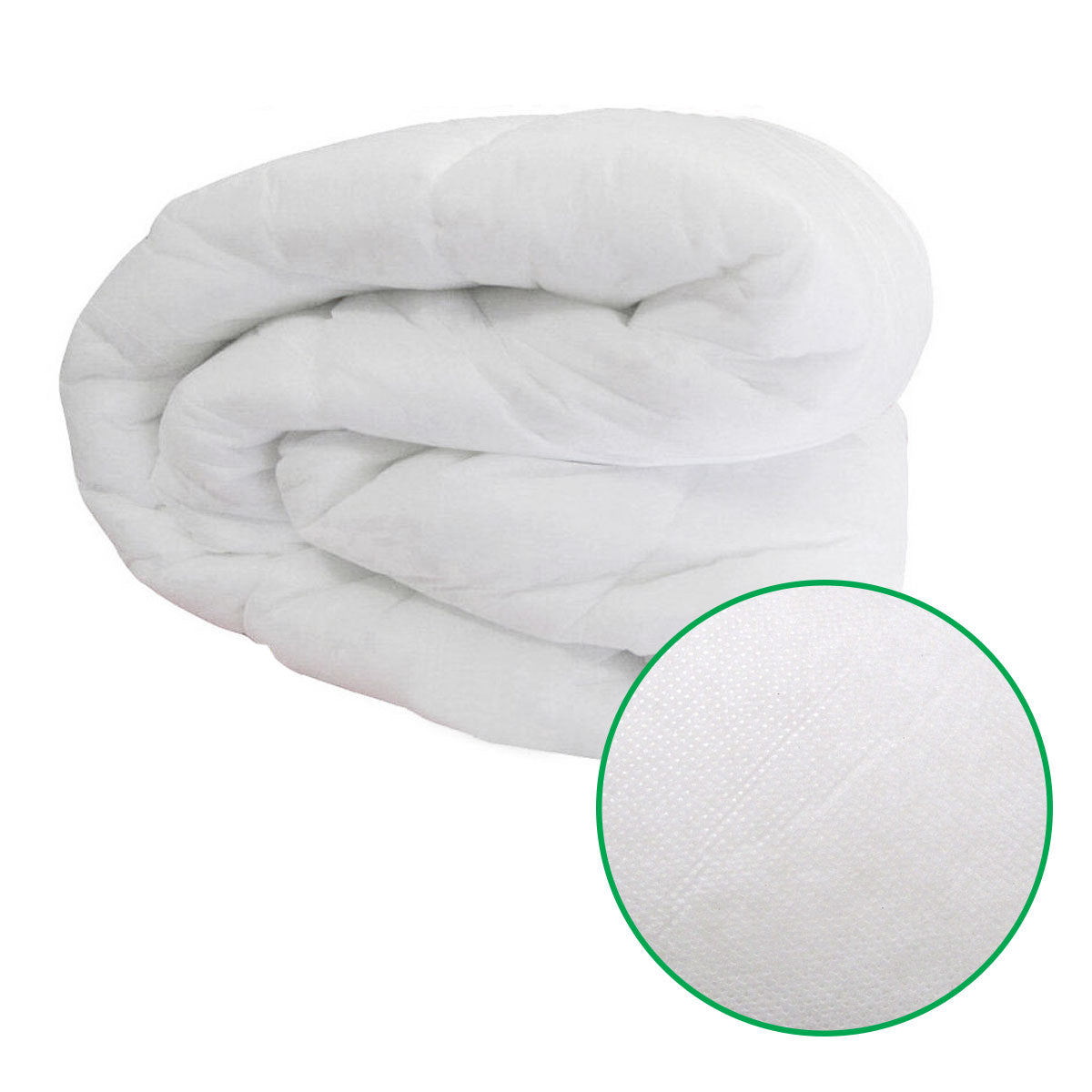 250GSM Australian Made Summer Quilt Single V442-STR-QUILT-250GSMSUMMER-WHITE-SB