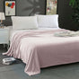 Super Soft Micro Flannel Plush Blanket Queen 220 x 240cm Blush V442-STT-BLANKET-25MICROFLANNELPLUSH-BLUSH-QS