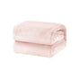Super Soft Micro Flannel Plush Blanket Single 150 x 220 cm Blush V442-STT-BLANKET-25MICROFLANNELPLUSH-BLUSH-SB