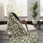 Animal Pattern Soft Flannel Plush Queen Size Blanket 220 x 240cm Jaguar V442-STT-BLANKET-ANIMALJAGUAR-TAUPE-QS