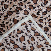 Animal Pattern Soft Flannel Plush Queen Size Blanket 220 x 240cm Leopard V442-STT-BLANKET-ANIMALLEOPARD-BROWN-QS