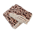 Animal Skin Pattern Soft Flannel Plush Single Size Blanket / Large Throw Rug 150 x 200cm Leopard V442-STT-BLANKET-ANIMALLEOPARD-BROWN-SB