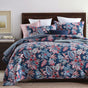100% Cotton Lightly Quilted Coverlet Set Bornean Queen 230 x 250 cm V442-STT-COVERLET-BORNEAN-BLUE-QS