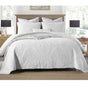 Cotton Rich Lightly Quilted Coverlet Set Royale White King V442-STT-COVERLET-ROYALE-WHITE-KI