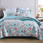 100% Cotton Lightly Quilted Coverlet Set Tioman Queen 230 x 250 cm V442-STT-COVERLET-TIOMAN-BLUE-QS