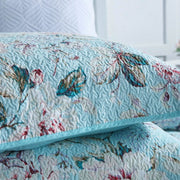 100% Cotton Lightly Quilted Coverlet Set Tioman Queen 230 x 250 cm V442-STT-COVERLET-TIOMAN-BLUE-QS