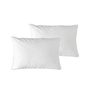 At Home Homewares Pack of 2 Standard Machine Washable Feather Pillows 45 x 70 +13 cm V442-STT-PILLOW-TWINFEATHER-WHITE-ST