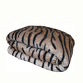 Elements 240GSM Polar Fleece Blanket 220cm x 240cm Tiger - Queen V442-TOC-BLANKET-POLARFLEECETIGER-BROWN-QS