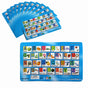 Set of 12 PVC Easy Care Placemats - Alphabet V442-TOC-TABLEPLACEMAT-ALPHABET-BLUE-RE