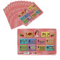 Set of 12 PVC Easy Care Placemats - Counting Numbers V442-TOC-TABLEPLACEMAT-COUNTINGNUMBERS-PINK-RE