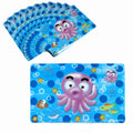 Set of 12 PVC Easy Care Placemats - Sea Life V442-TOC-TABLEPLACEMAT-SEALIFE-BLUE-RE
