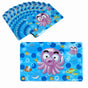 Set of 12 PVC Easy Care Placemats - Sea Life V442-TOC-TABLEPLACEMAT-SEALIFE-BLUE-RE