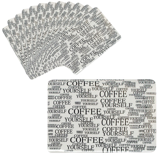 Set of 12 PVC Easy Care Placemats - Signature White V442-TOC-TABLEPLACEMAT-SIGNATURE-WHITE-RE