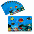 Set of 12 PVC Easy Care Placemats - Skuba V442-TOC-TABLEPLACEMAT-SKUBA-BLUE-RE