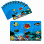 Set of 12 PVC Easy Care Placemats - Skuba V442-TOC-TABLEPLACEMAT-SKUBA-BLUE-RE